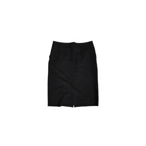 Old Navy plain black knee length skirt with pockets, size 8